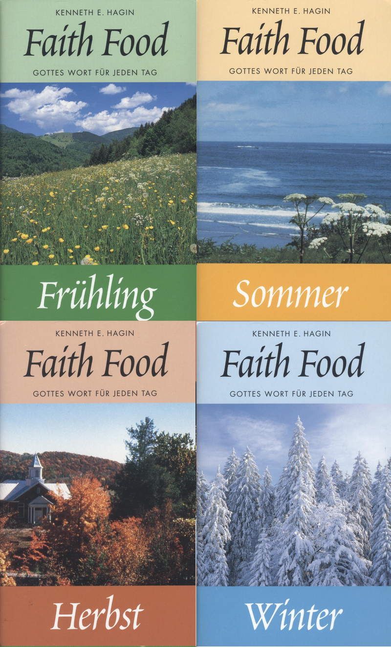 Büchersortiment - Kenneth E. Hagin: Faith Food - Gottes Wort für jeden Tag (4er Pack)