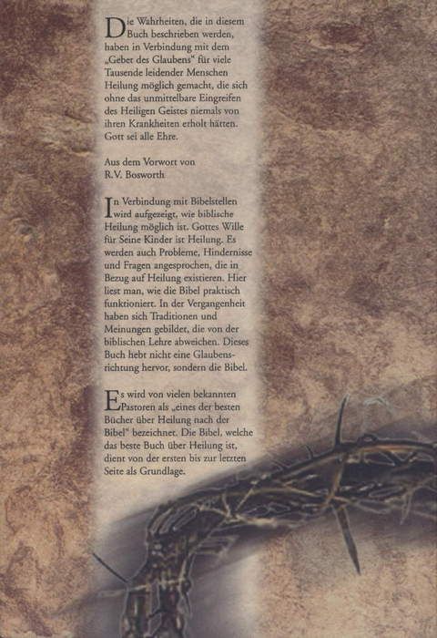 Büchersortiment - F.F. Bosworth: Christus unser Heiler