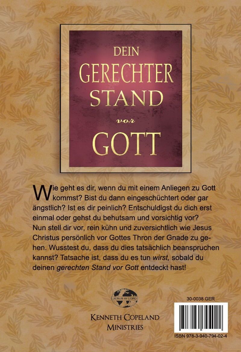 Kenneth Copeland: Dein gerechter Stand vor Gott