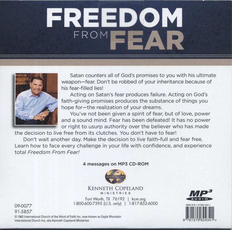Kenneth Copeland: Freedom from Fear (1 CD-MP3)