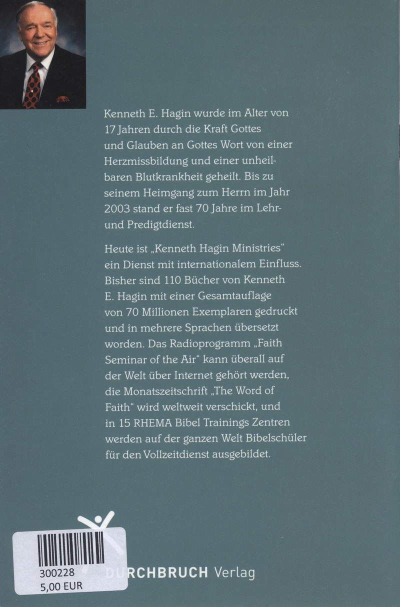 Kenneth E. Hagin: Erlöst von Armut, Krankheit und Tod