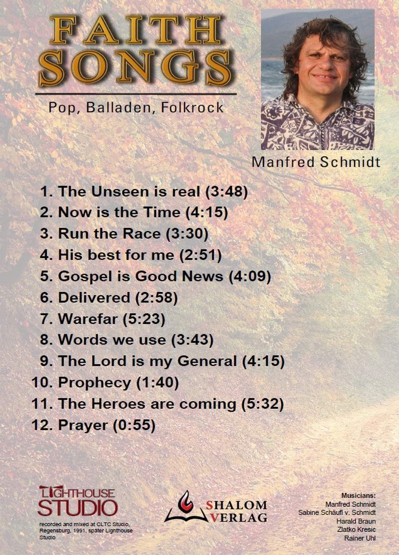 Musik CDs - Manfred Schmidt: Faith Songs (CD)