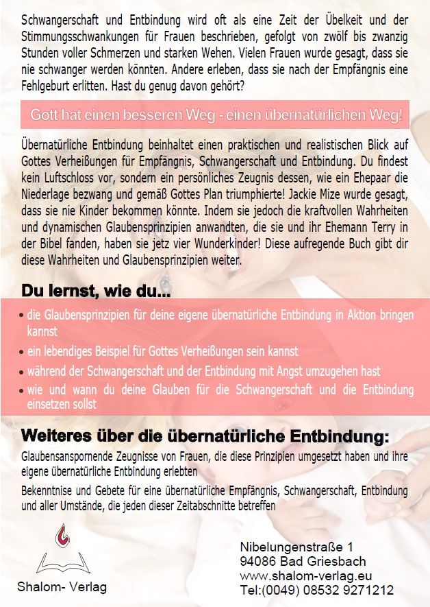 Jackie Mize: Übernatürliche Entbindung (MP3-CD)