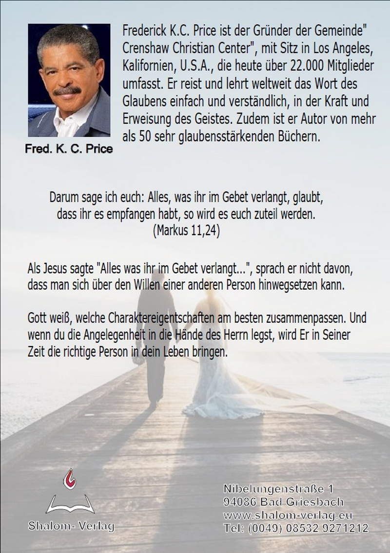 Hörbücher Deutsch - Frederick K.C. Price: Wie vertraut man Gott für den richtigen Ehepartner CD