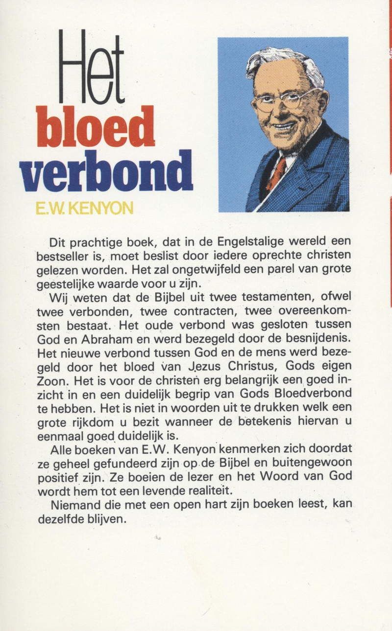 Holländisch - E.W. Kenyon: Het bloed verbond