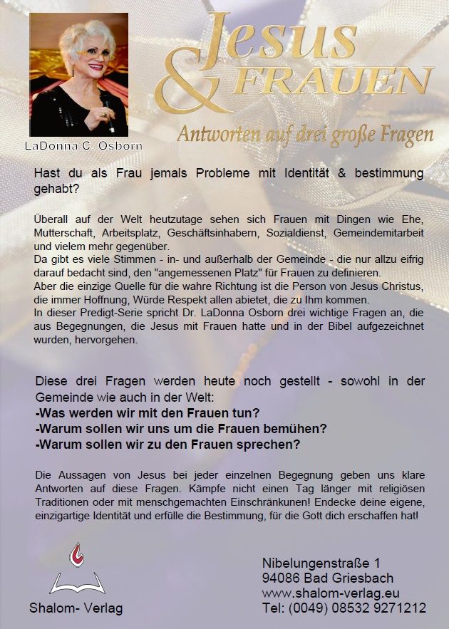 LaDonna C. Osborn: Jesus & Frauen (MP3-1 CD)