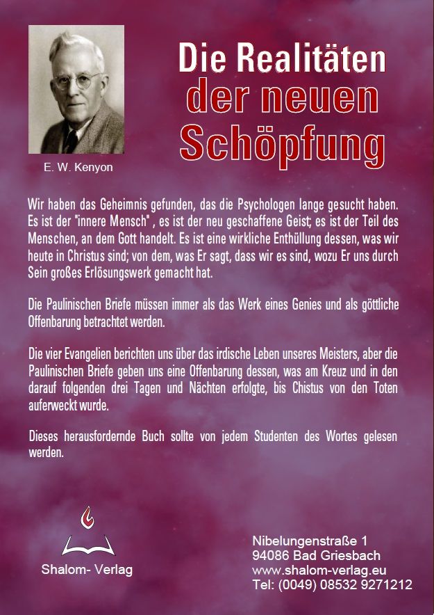 E.W. Kenyon: Die Realitäten der neuen Schöpfung (MP3-2 CDs)