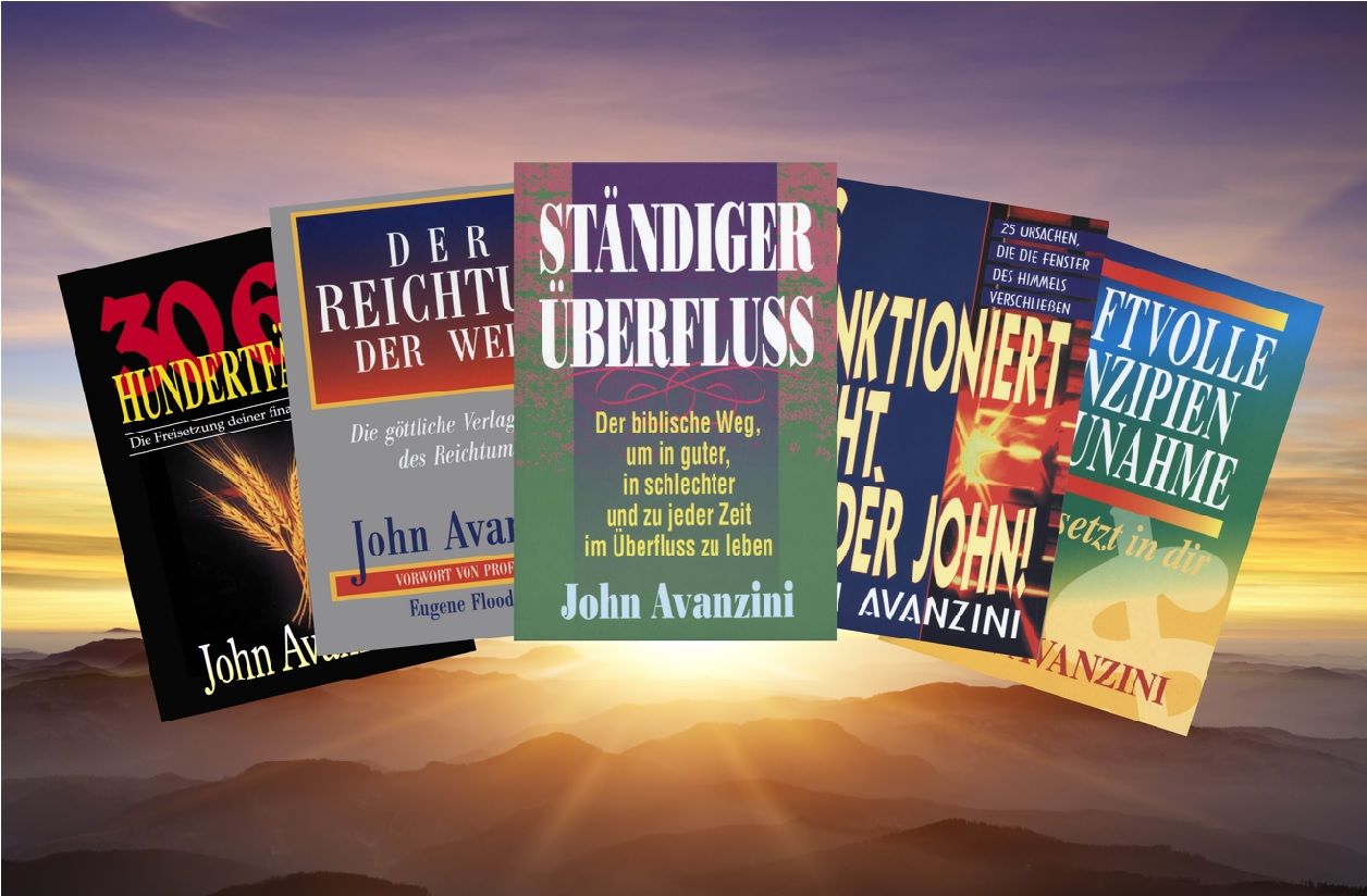 Büchersortiment - Sonderangebote - John Avanzini: 5 Bücher Bundle (Rabattangebot 4 Stk + 1 Gratis)