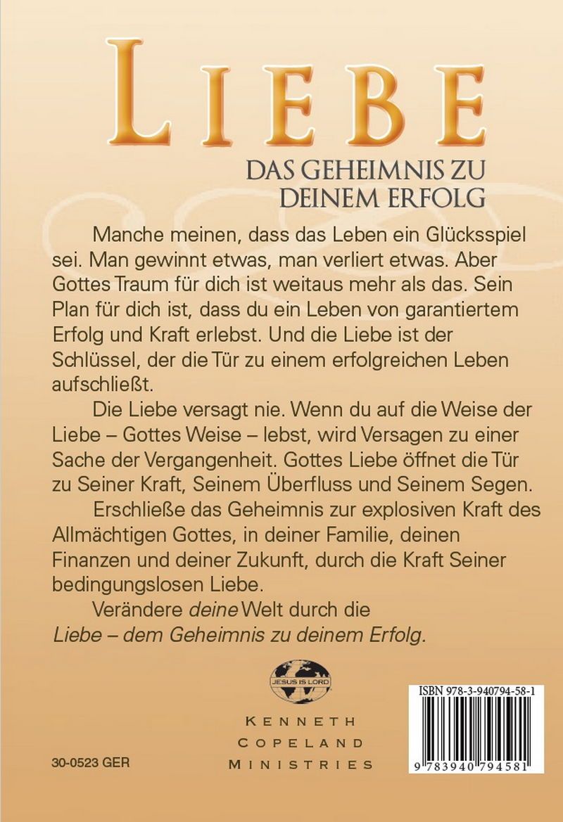 Gloria Copeland: Liebe - Das Geheimnis zu deinem Erfolg