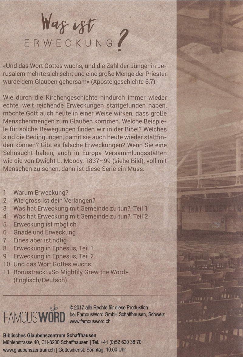 Manfred & Katharina Roth: Was ist Erweckung? (MP3)