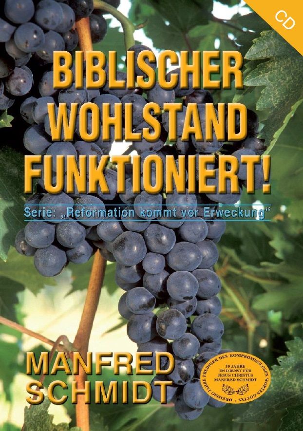 Manfred Schmidt: Biblischer Wohlstand funktioniert! (4 CDs)