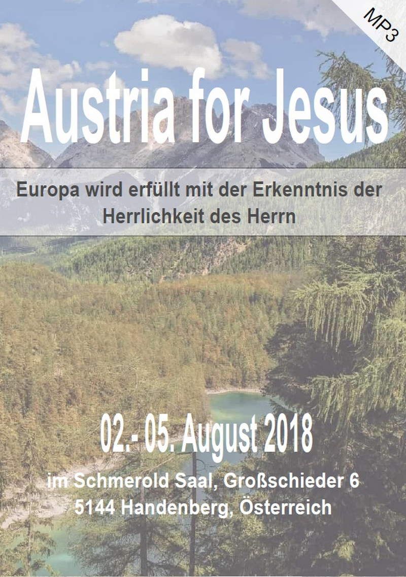 Audio & Musik - Austria for Jesus 2018 (MP3)