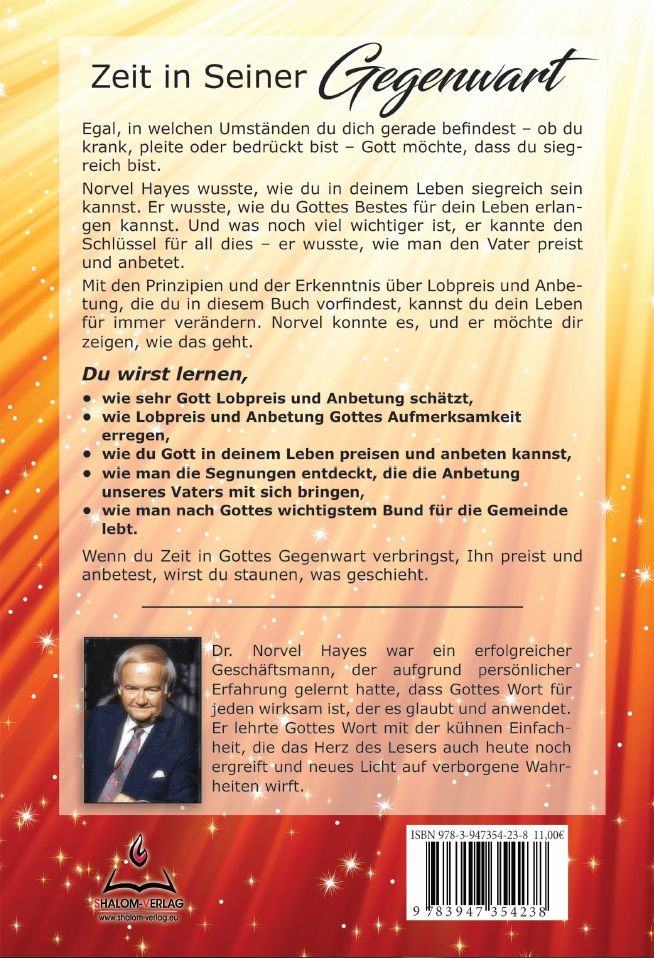 Norvel Hayes: Zeit in Seiner Gegenwart