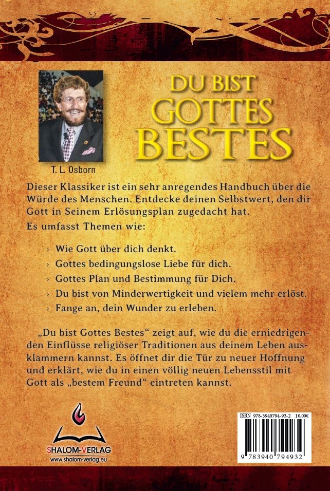 T.L. Osborn: Du bist Gottes Bestes!