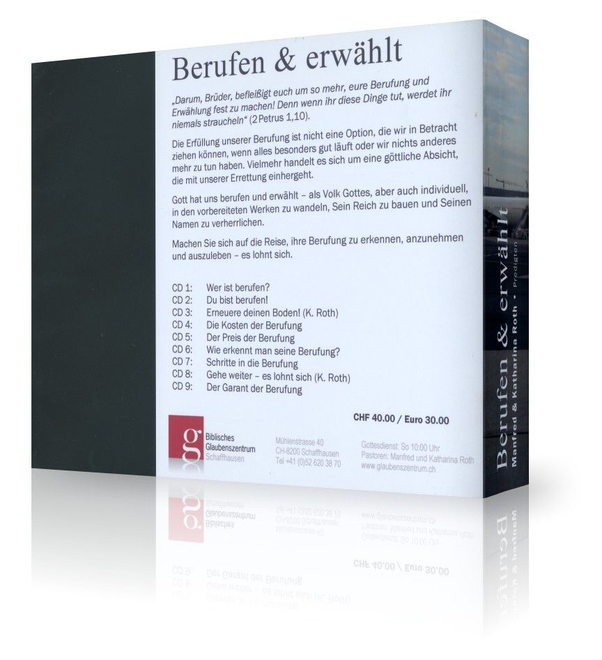 Manfred & Katharina Roth: Berufen & erwählt (9 CDs)