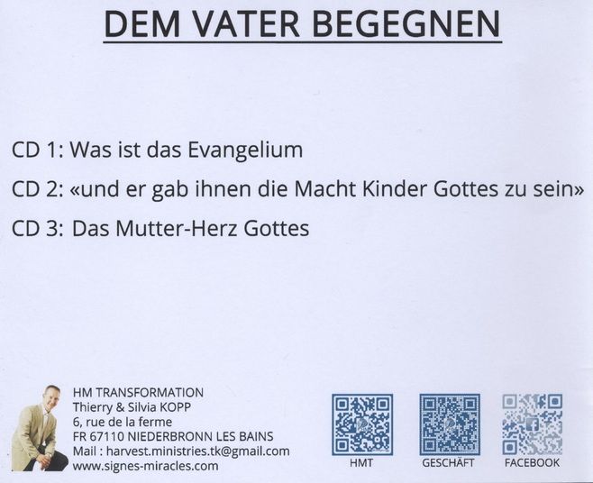 Hörbücher Deutsch - Thierry Kopp: Dem Vater Begegnen (3 CD)
