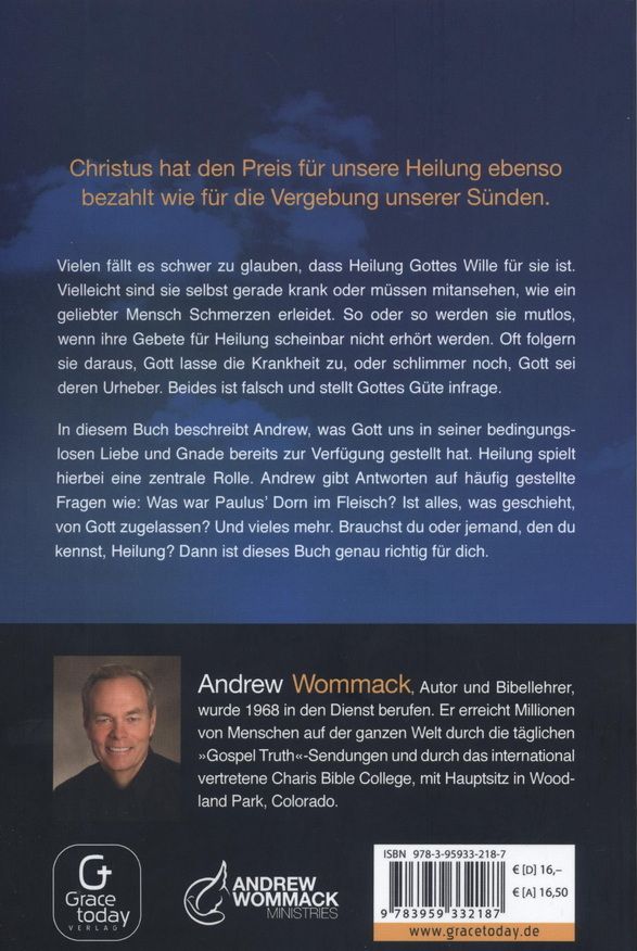 Andrew Wommack: Heilung: Gottes Wille für dich