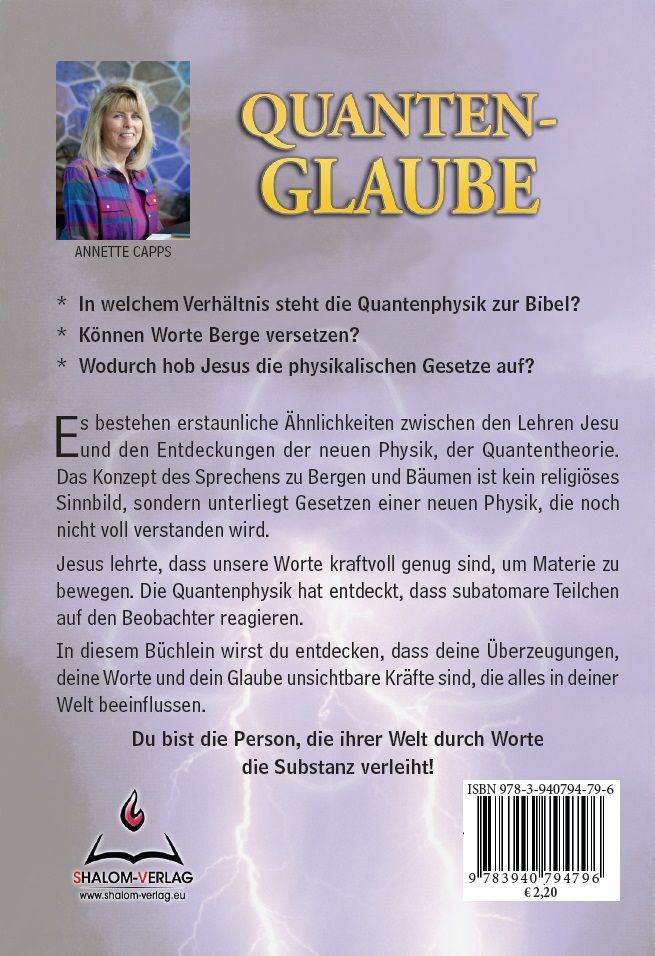 Annette Capps: Quanten-Glaube
