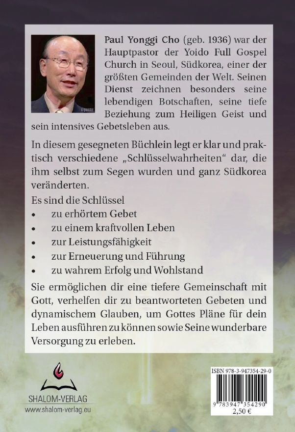 Yonggi Cho: Schlüssel zum siegreichen Leben