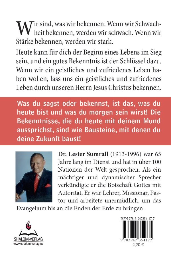 Lester Sumrall: Ich bekenne
