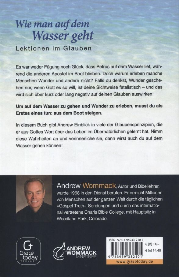 Andrew Wommack: Wie man auf dem Wasser geht