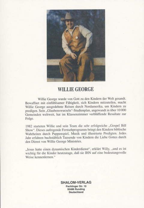 Kinder- & Jugendbücher - Willie George: Gospel Bill und der Bandit