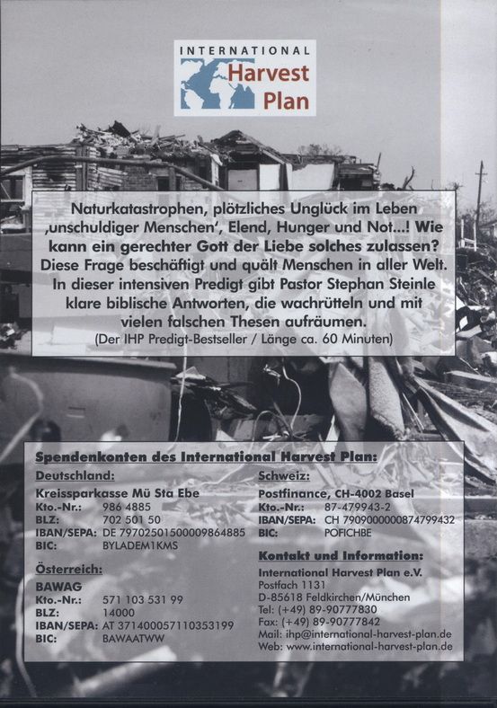 Predigten Deutsch - Stephan Steinle: Wie kann Gott das zulassen (CD)