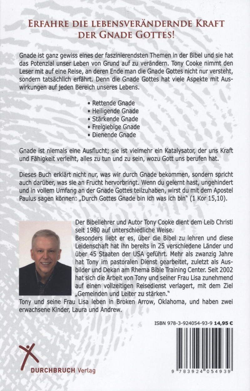 Büchersortiment - Tony Cooke: Gnade - die DNA Gottes