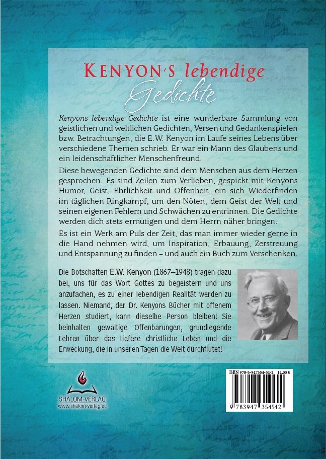 Büchersortiment - Neuerscheinungen - E.W. Kenyon: Kenyon´s lebendige Gedichte